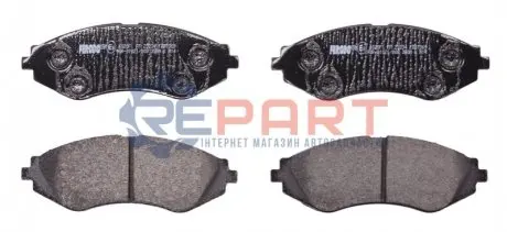 Фото Колодки гальмівні (передні) Chevrolet Lacetti 05-/Spark 10-/Daewoo Lanos/Sens/Nubira 97-/Rezzo 00- FERODO (FDB1369) зображення 1