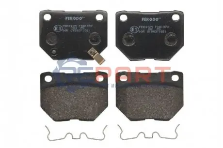 Тормозные колодки, дисковые. FERODO FDB1372