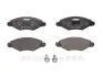 Фото Комплект гальмівних колодок передн, CITROEN XSARA NISSAN KUBISTAR PEUGEOT 206, 206+, 306 1.1-1.9D 06.94 FERODO (FDB1378) зображення 1