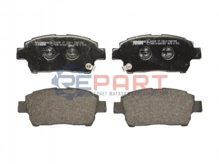 Комплект гальмівних колодок передн, BYD F3, G3R TOYOTA BB I, CELICA, COROLLA, COROLLA VERSO, IST, MR2 III, OPA, PRIUS, PROBOX / SUCCEED, WILL CYPHA I, YARIS, YARIS VERSO 1.0-2.0 05.97 FERODO FDB1392