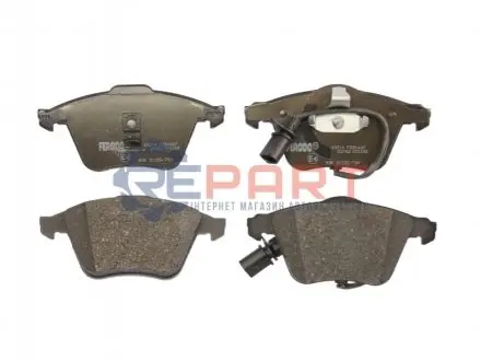 Комплект гальмівних колодок передн (із замком), AUDI A6 C5, ALLROAD C5 1.8-4.2 01.97-08.05 FERODO FDB1407 Купити в Україні