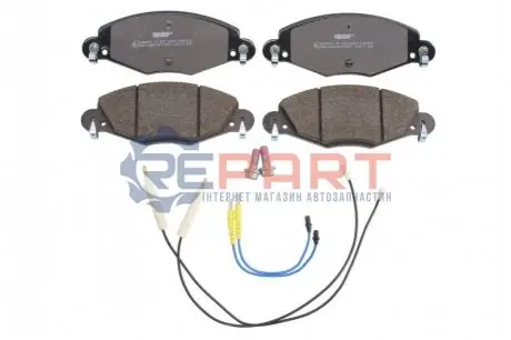 Фото Колодки гальмівні (передні) Citroen С5 01- (+датчики) FERODO (FDB1412) зображення 1