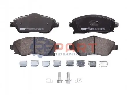 Фото Колодки гальмівні (передні) Opel Combo 01-/Corsa C 00-09/Meriva A 03-10/Tigra 04-10 FERODO (FDB1424) зображення 1