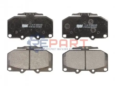 Комплект гальмівних колодок передн, NISSAN 200SX, SKYLINE SUBARU IMPREZA 2.0/2.5 10.93-12.07 FERODO FDB1433