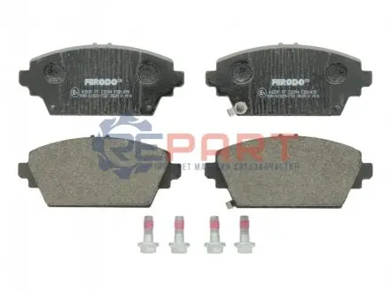 Комплект гальмівних колодок передн, HONDA ACCORD VI MG ZR, ZS NISSAN ALMERA TINO, PRIMERA 1.6-2.5 03.97 FERODO FDB1439 Купити в Україні