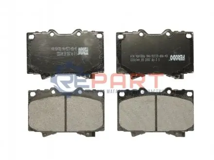 Комплект гальмівних колодок передн, LEXUS GX, LX TOYOTA LAND CRUISER, LAND CRUISER 100, LAND CRUISER PRADO, TUNDRA 2.7-4.7 01.90 FERODO FDB1456 Купити в Україні