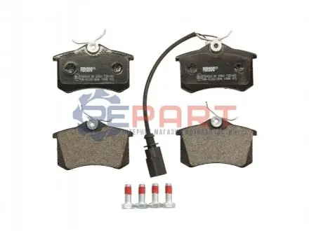 Фото Колодки гальмівні (задні) Ford Galaxy 95-06/VW Sharan/Seat Alhambra 95-10/Ibiza 03-08 (+датчик) FERODO (FDB1481) зображення 1