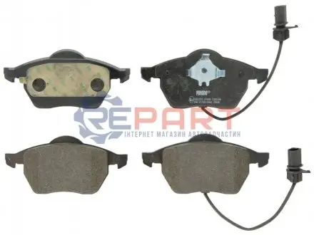 Комплект гальмівних колодок передн (із замком), FORD GALAXY I, GALAXY MK I FORD USA FOCUS, FOCUS ZX3, FOCUS ZX5 SEAT ALHAMBRA VW SHARAN 1.8-2.8 03.95-03.10 FERODO FDB1496 Купити в Україні