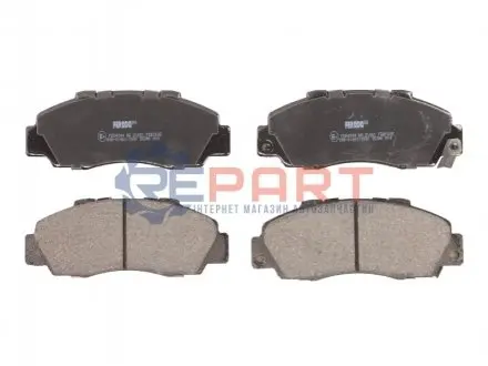 Комплект гальмівних колодок передн, ACURA NSX, NSX TARGA HONDA ACCORD VI, CIVIC VI, CR-V I, HR-V, INTEGRA, LEGEND IV, NSX I, ODYSSEY, PRELUDE V, SHUTTLE, STEPWGN 1.6-3.5 01.90 FERODO FDB1505