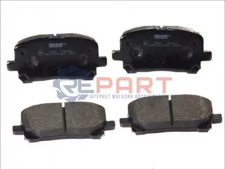 Комплект гальмівних колодок передн, PONTIAC VIBE TOYOTA AVENSIS VERSO, NOAH/VOXY 1.8-2.4 05.01-12.10 FERODO FDB1529