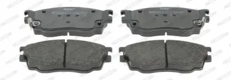 Комплект гальмівних колодок передн, ISUZU IMPULSE MAZDA 323 F VI, 626 V, PREMACY 1.4-2.0D 01.90-03.05 FERODO FDB1557