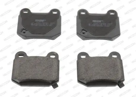 Комплект гальмівних колодок задн, INFINITI FX MITSUBISHI LANCER VI, LANCER VII NISSAN 350Z, SKYLINE SUBARU BRZ, FORESTER, IMPREZA, WRX 2.0-4.5 01.98 FERODO FDB1562 Купити в Україні