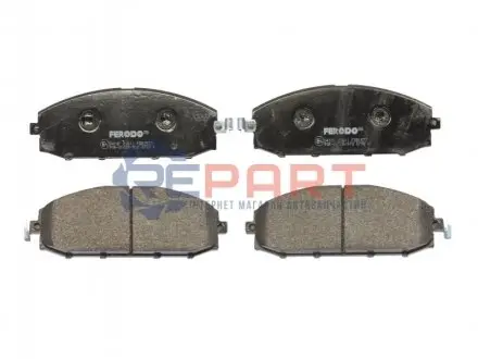 Комплект гальмівних колодок передн, NISSAN PATROL GR V 2.8D-4.8 06.97 FERODO FDB1577 Купити в Україні