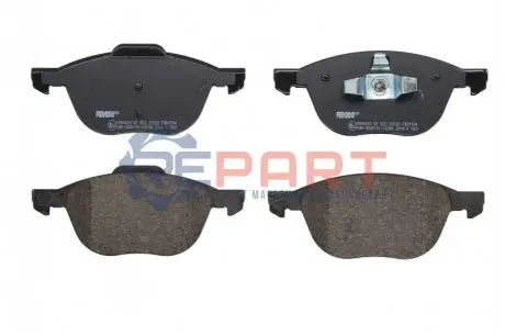 Комплект гальмівних колодок передн (із замком), VOLVO C30, C70 II, S40 II, V40, V50 FORD C-MAX, C-MAX II, ECOSPORT, FOCUS C-MAX, FOCUS II, FOCUS III, GRAND C-MAX, KUGA I 1.0-Electric 10.03 FERODO FDB1594 Купити в Україні