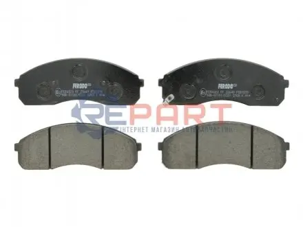 Фото Колодки гальмівні (передні) Kia Carnival -06/K2500/Pregio 2.5-2.9 97- FERODO (FDB1595) зображення 1