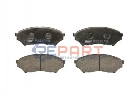 Комплект гальмівних колодок передн, MITSUBISHI PAJERO JUNIOR I, PAJERO PININ I, PAJERO SPORT I 1.1/1.8/2.0 10.95-06.07 FERODO FDB1596