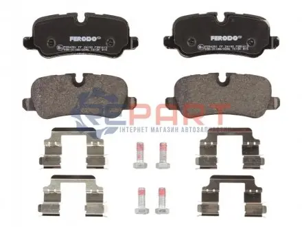 Фото Колодки тормозные (задні) Land Rover Discovery IV 09-18 FERODO (FDB1613) зображення 1