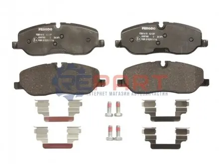 Фото Колодки гальмівні (передні) Land Rover Discovery III/IV 04-18/Range Rover III 02-12/Sport I 05-13 FERODO (FDB1615) зображення 1