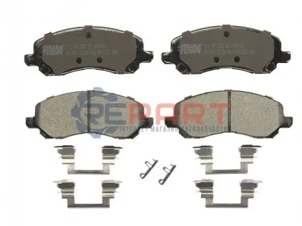 Комплект гальмівних колодок передн, CHRYSLER 200, SEBRING CITROEN C4 AIRCROSS DODGE AVENGER, CALIBER, CARAVAN, STRATUS JEEP COMPASS, PATRIOT MAZDA CX-7 MITSUBISHI ASX 1.3-3.5 10.86 FERODO FDB1621 Купити в Україні