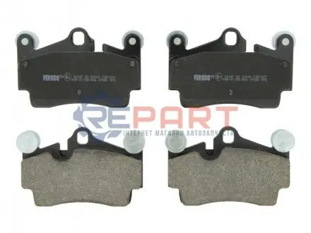 Комплект гальмівних колодок задн, AUDI Q7 PORSCHE CAYENNE VW TOUAREG 2.5D-6.0D 05.02-08.15 FERODO FDB1627 Купити в Україні