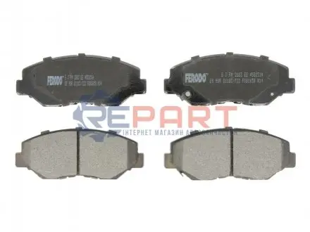 Комплект гальмівних колодок передн, HONDA ACCORD VII, CIVIC X, CR-V II, CR-V IV, ELEMENT, PILOT 1.0-3.5 09.01-12.22 FERODO FDB1658 Купити в Україні