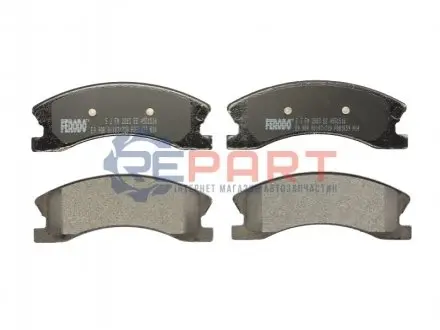 Комплект гальмівних колодок передн, JEEP GRAND CHEROKEE II 2.7D-4.7 10.98-09.05 FERODO FDB1659 Купити в Україні