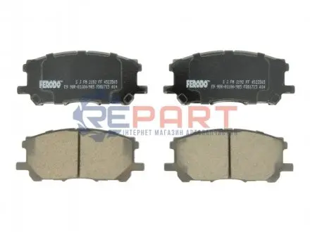 Фото 1 — Колодки гальмівні (передні) Lexus RX 03-09 FERODO (FDB1715) Фото Колодки гальмівні (передні) Lexus RX 03-09 FERODO (FDB1715) зображення 1