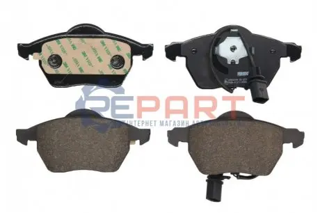 Комплект гальмівних колодок передн, AUDI A4 B5, A6 C5 SKODA SUPERB I VW PASSAT B5, PASSAT B5.5 1.6-3.0 11.94-03.08 FERODO FDB1717 Купити в Україні