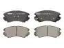Фото Комплект гальмівних колодок передн, HYUNDAI COUPE II, ELANTRA III, ELANTRA IV, SONATA IV, SONATA V, TIBURON, TUCSON KIA MAGENTIS I, MAGENTIS II, OPTIMA, SOUL I, SPORTAGE II 1.6-2.7 01.01-12.15 FERODO (FDB1733) зображення 1