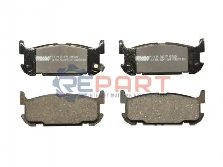 Комплект гальмівних колодок задн, MAZDA MX-5 II 1.6/1.8 05.98-10.05 FERODO FDB1755