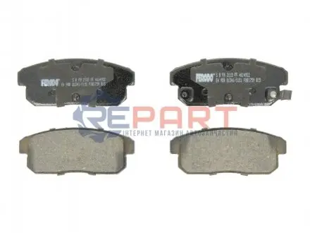 Комплект гальмівних колодок задн, MAZDA RX-8 NISSAN AVENIR SUZUKI IGNIS I, IGNIS II 1.3/1.5/2.0 11.97 FERODO FDB1759