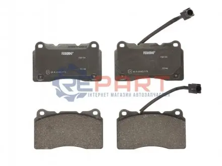 Фото 1 — Колодки гальмівні (передні) Alfa Romeo 159/166 98-11 (+датчики) FERODO (FDB1794) Фото Колодки гальмівні (передні) Alfa Romeo 159/166 98-11 (+датчики) FERODO (FDB1794) зображення 1