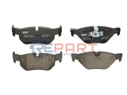 Фото Колодки гальмівні (задні) BMW 1 (E81-82/E87-88)/3 (E90-93) 04-13/X1 (E84) 09-15 FERODO (FDB1807) зображення 1