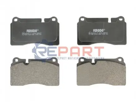 Комплект гальмівних колодок передн, AUDI A3, TT CHEVROLET CORVETTE CUPRA ATECA, FORMENTOR, LEON, LEON SPORTSTOURER SEAT LEON, LEON SC, LEON SPORTSTOURER, LEON ST VW TOUAREG 1.4H-6.2 10.02 FERODO FDB1877 Купити в Україні