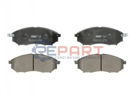 Комплект гальмівних колодок передн, INFINITI EX, FX, G, M, M35, M37, M45, Q45 III, Q60, Q70, QX50 I, QX70 NISSAN MAXIMA VI, MURANO I, MURANO II, NAVARA, NAVARA NP300 1.6D-5.6 05.98 FERODO FDB1881 Купити в Україні