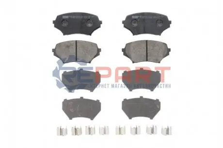 Комплект гальмівних колодок передн (із замком), MAZDA MX-5 III 1.8/2.0 03.05-12.14 FERODO FDB1893
