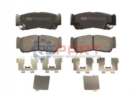 Комплект гальмівних колодок задн, HYUNDAI H-1, H-1 / STAREX, H-1 CARGO, SANTA FÉ II 2.2D-2.7 06.97 FERODO FDB1910 Купити в Україні