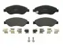 Комплект гальмівних колодок передн (із замком), OPEL CORSA D 1.4/1.7D 08.06-08.14 FERODO (FDB1921) зображення 1