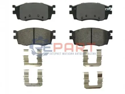 Фото Колодки гальмівні (передні) Kia Rio II 05-/Hyundai i20 08-15/Accent 05-10 FERODO (FDB1955) зображення 1