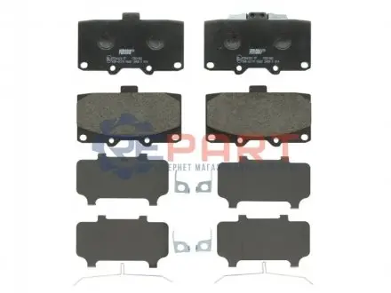 Фото Комплект гальмівних колодок, дискове гальмо FERODO (FDB1982) зображення 1