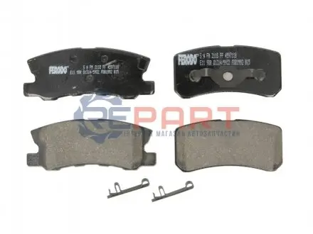 Комплект гальмівних колодок задн (із замком), CHRYSLER 200, SEBRING CITROEN C4 AIRCROSS, C-CROSSER, C-CROSSER ENTERPRISE DODGE AVENGER, CALIBER JEEP COMPASS, PATRIOT 1.6-3.8 04.00 FERODO FDB1992 Купити в Україні