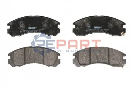 Комплект гальмівних колодок передн, CITROEN C-CROSSER, C-CROSSER ENTERPRISE MITSUBISHI 3000 GT, DELICA / SPACE GEAR, L200, PAJERO I PEUGEOT 4007 2.0-3.0 11.89 FERODO FDB1993