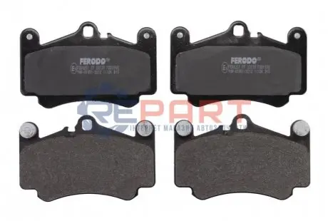 Комплект гальмівних колодок передн, PORSCHE 911, 911 TARGA, CARRERA GT 3.4-5.7 08.97-12.12 FERODO FDB1998