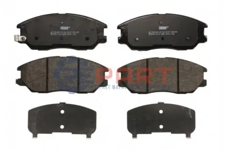 Комплект гальмівних колодок передн, HYUNDAI EQUUS / CENTENNIAL, TERRACAN KIA OPIRUS SSANGYONG REXTON / REXTON II, RODIUS I, RODIUS II, STAVIC SUZUKI IGNIS II 1.5-4.5 10.99 FERODO FDB1999 Купити в Україні