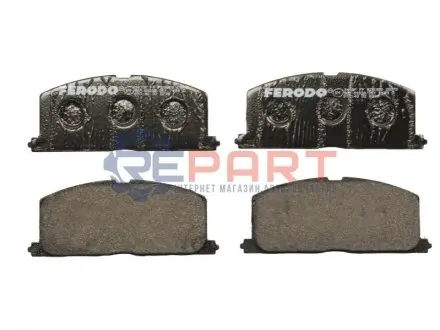 Комплект гальмівних колодок передн, LANCIA DEDRA TOYOTA CALDINA, CAMRY, CARINA IV, CARINA V, CARINA VII, CELICA, COROLLA, COROLLA FX, CORONA, CORONA EXIV, MR2 I, PASEO 1.0-2.0D 03.79-04.03 FERODO FDB308