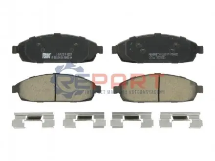 Комплект гальмівних колодок передн (із замком), BMW 3 (E30) JEEP COMMANDER, GRAND CHEROKEE II, GRAND CHEROKEE III, GRAND CHEROKEE IV 1.6-6.1 09.87 FERODO FDB4002 Купити в Україні