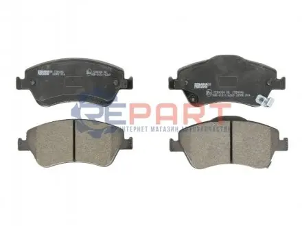 Комплект гальмівних колодок передн (із замком), TOYOTA AURIS, COROLLA 1.33-2.2D 05.97-07.14 FERODO FDB4046 Купити в Україні