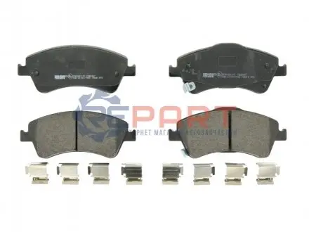 Комплект гальмівних колодок передн, CHRYSLER VOYAGER V TOYOTA AURIS, AVENSIS, COROLLA, VERSO 1.4-4.0 05.97 FERODO FDB4047 Купити в Україні