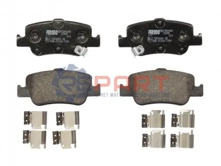 Комплект гальмівних колодок задн, TOYOTA AURIS, COROLLA 1.2-2.2D 10.06-08.19 FERODO FDB4048 Купити в Україні