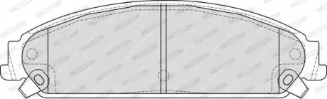 Комплект гальмівних колодок передн, CHRYSLER 200, 300C DODGE CHALLENGER, CHARGER LANCIA THEMA 2.4-6.4 09.04 FERODO FDB4078 Купити в Україні